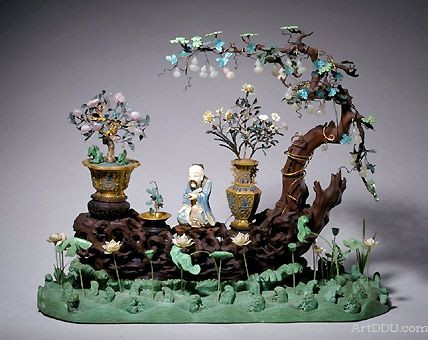故宫珍藏珠宝玉石盆景(组图) - 江南 - 江南